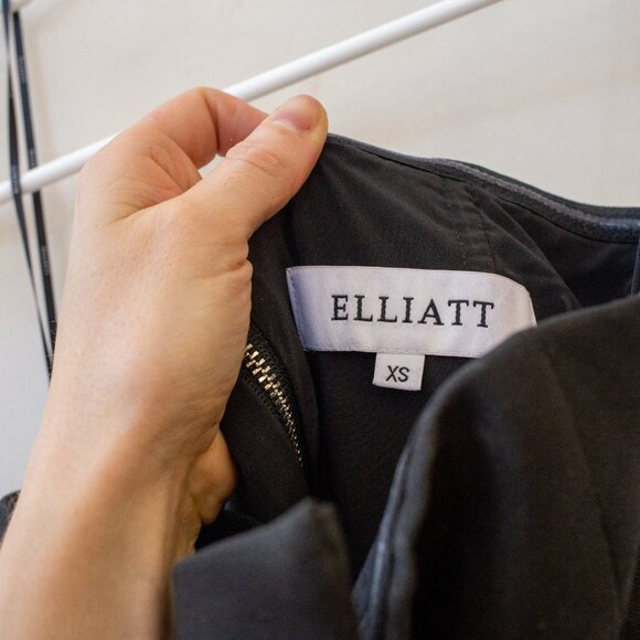 Elliatt Reception Cascade Ruffle Strapless Midi Length Dress | Size XS - Picture 14 of 14